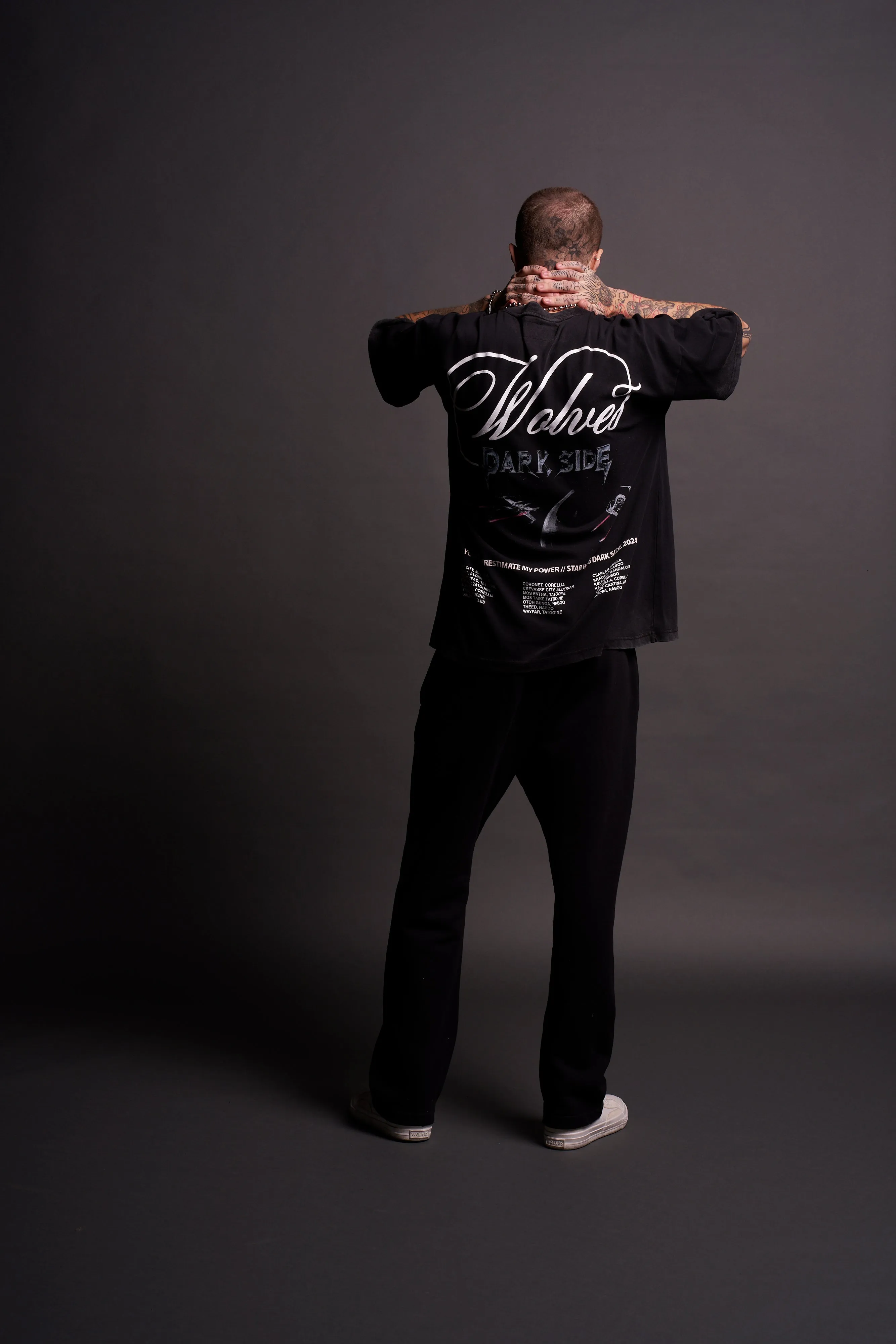 (1 OF 500) Death Star "Premium" Oversized Tee in Black