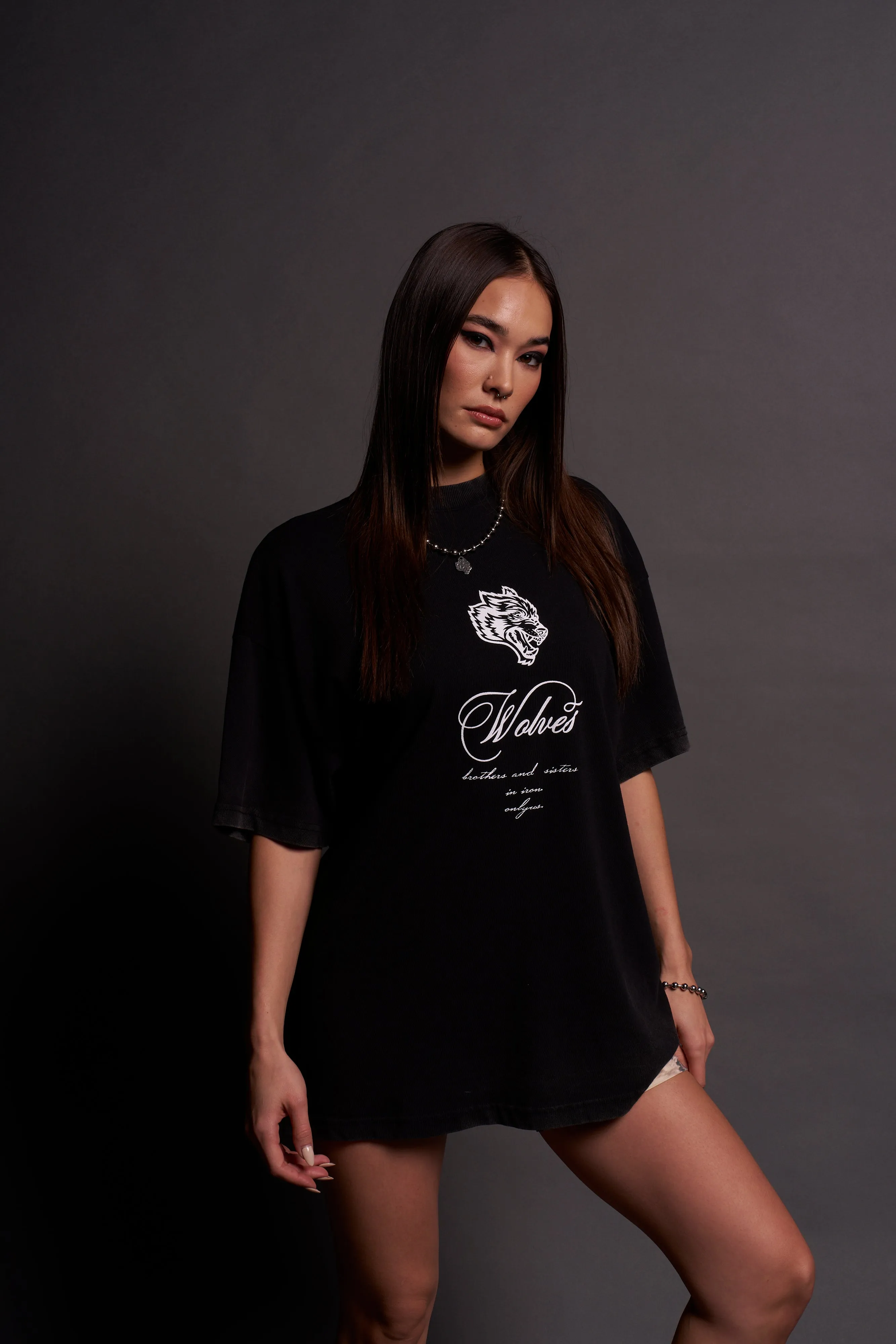 (1 OF 500) Death Star "Premium" Oversized Tee in Black
