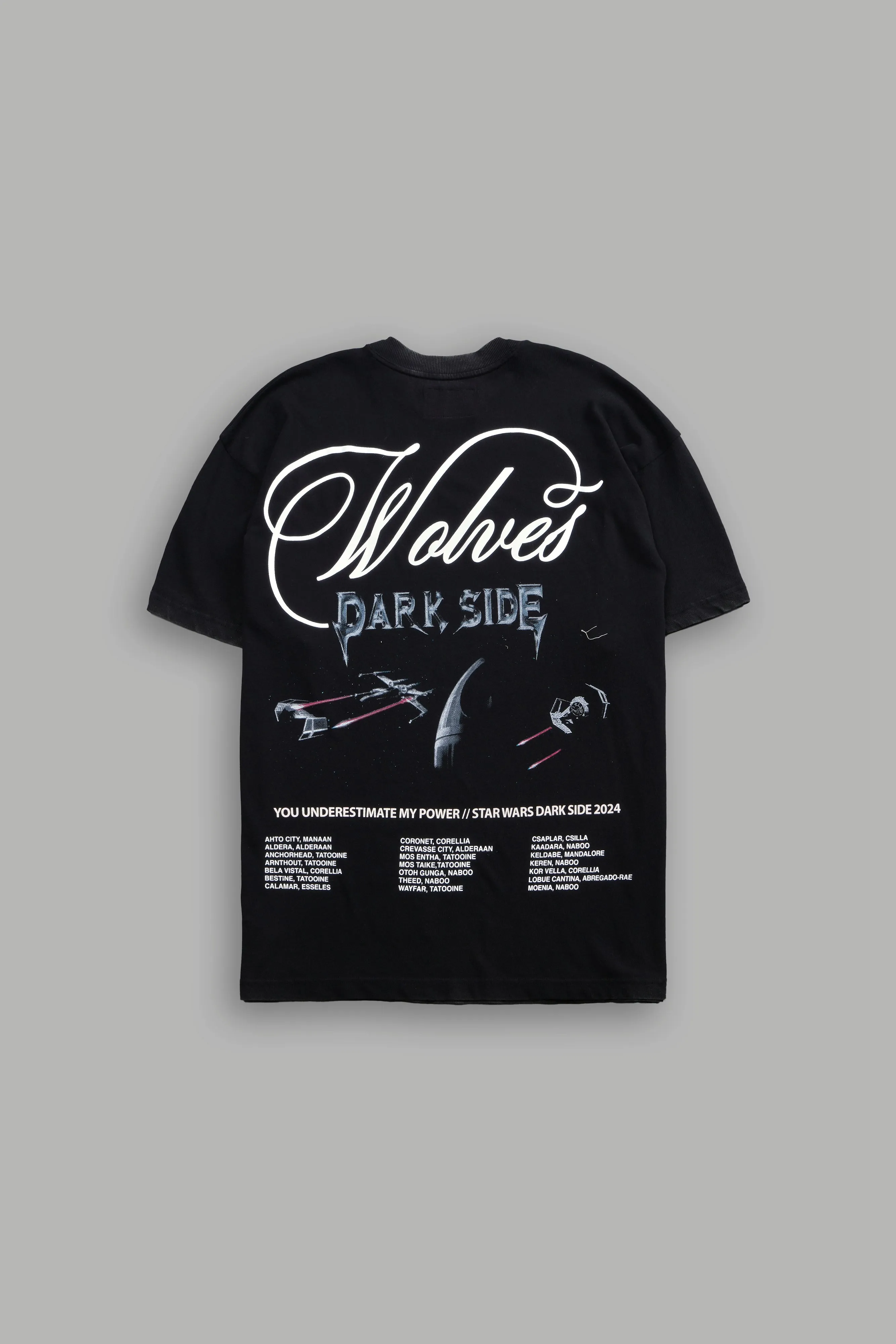 (1 OF 500) Death Star "Premium" Oversized Tee in Black
