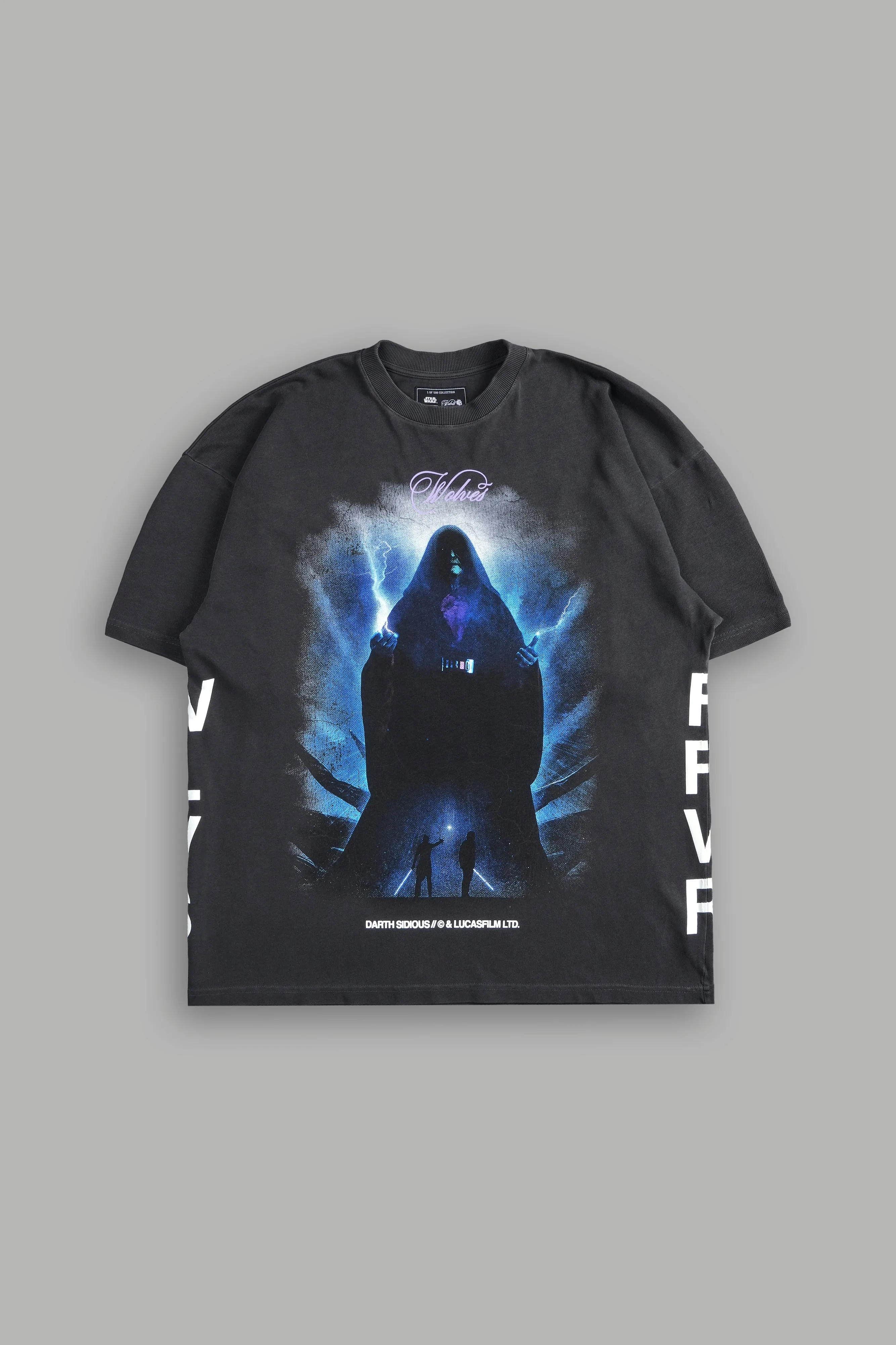 (1 OF 500) Sith Lord "Premium" Oversized Tee in Wolf Gray