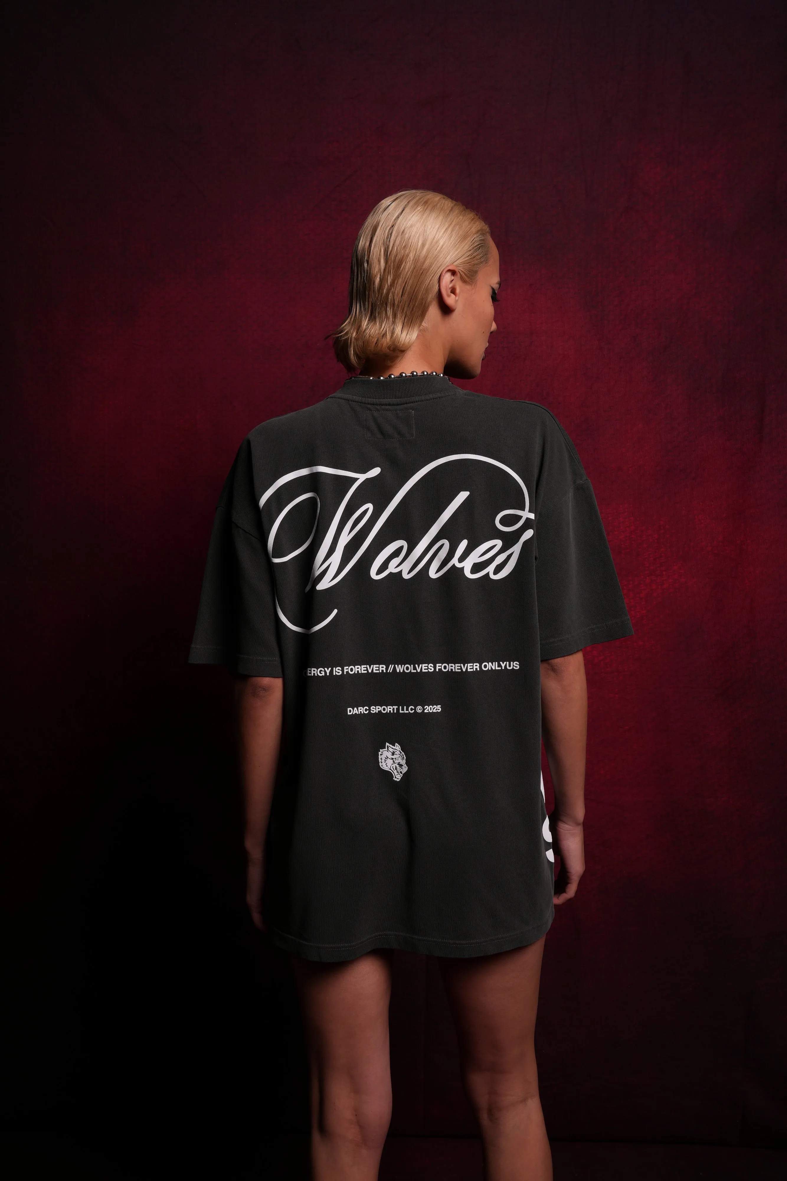 (1 OF 500) Sith Lord "Premium" Oversized Tee in Wolf Gray