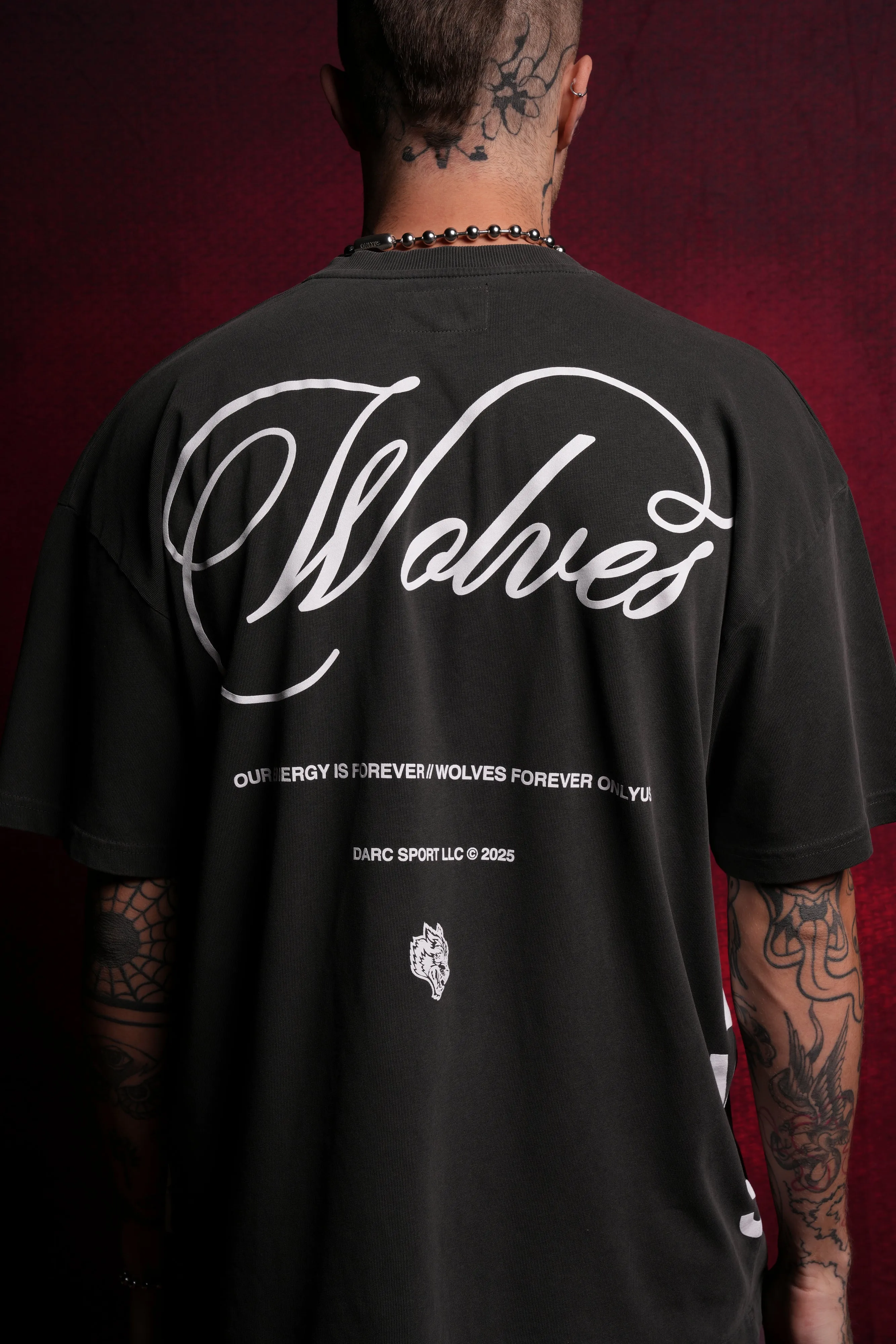 (1 OF 500) Sith Lord "Premium" Oversized Tee in Wolf Gray