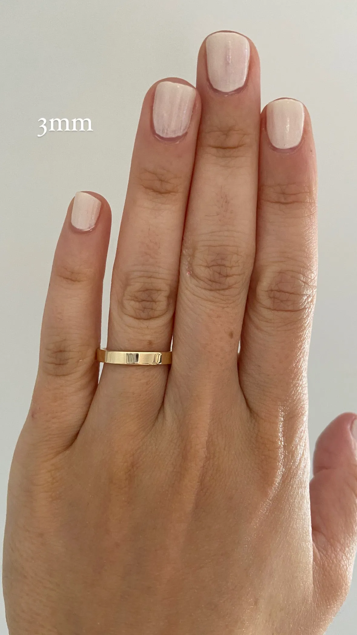 10 Karat Gold Wide Flat Cigar Band
