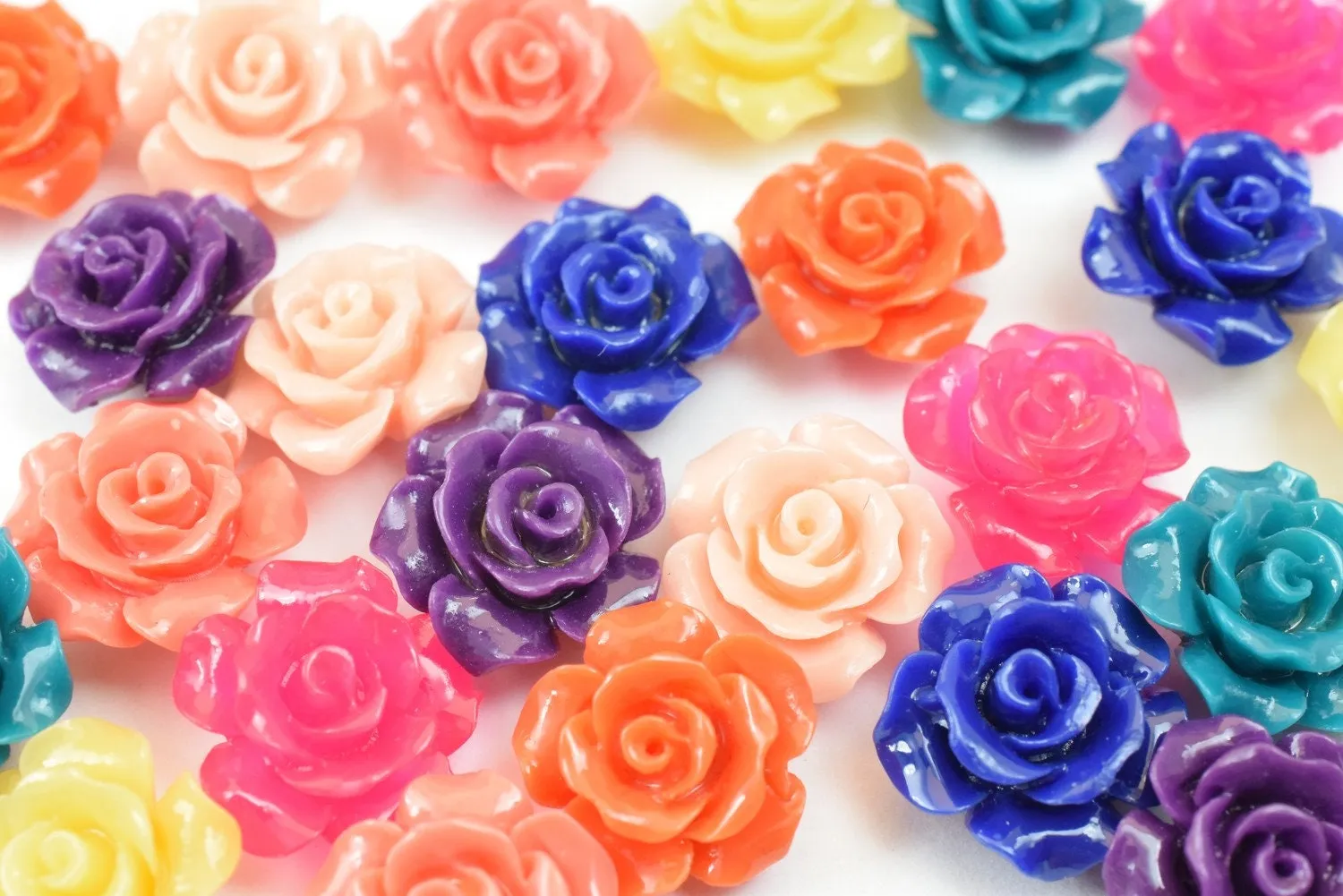 12mm Flower Cabochon Curved Back Flowers With Hole Daisy Decoration Decoden Flower Baby Shower Birthday Wedding Party Invitation For Jewelry