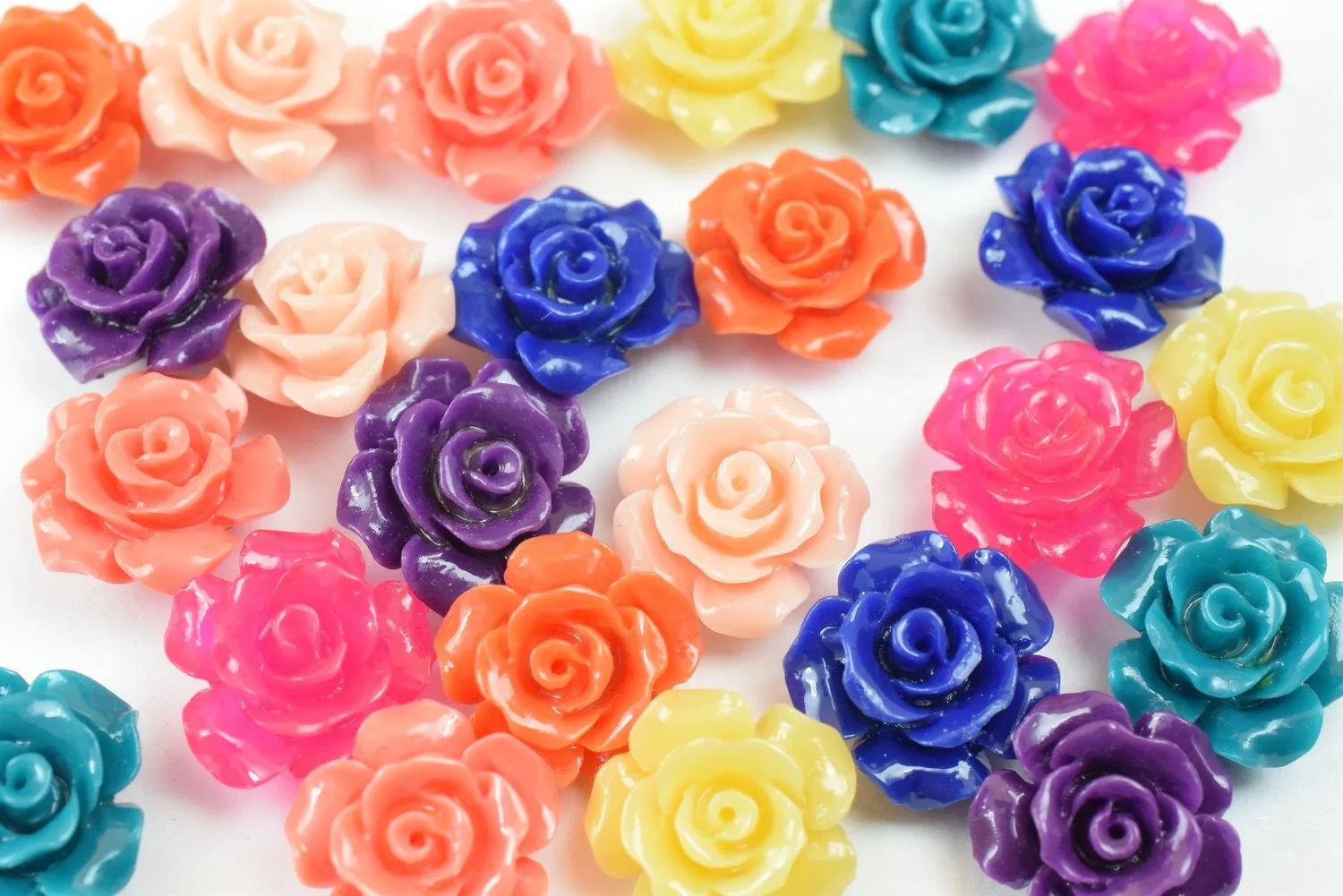 12mm Flower Cabochon Curved Back Flowers With Hole Daisy Decoration Decoden Flower Baby Shower Birthday Wedding Party Invitation For Jewelry