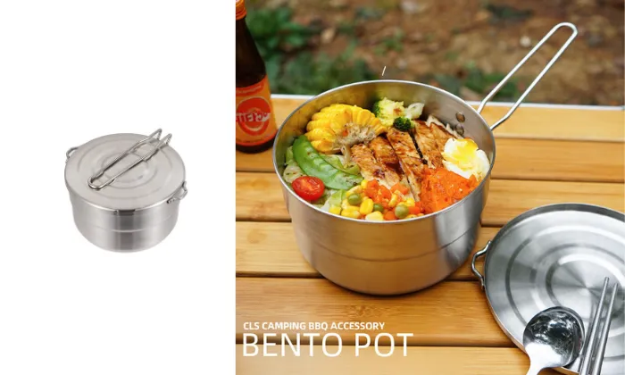 304 Stainless Steel Bento Pot