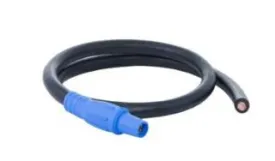 4/0 Cam PIGTAIL Female to Blunt -  05' - BLUE - X05-4/0CAM-BL-F