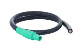 4/0 Cam PIGTAIL Female to Blunt -  05' - GREEN - X05-4/0CAM-GN-F