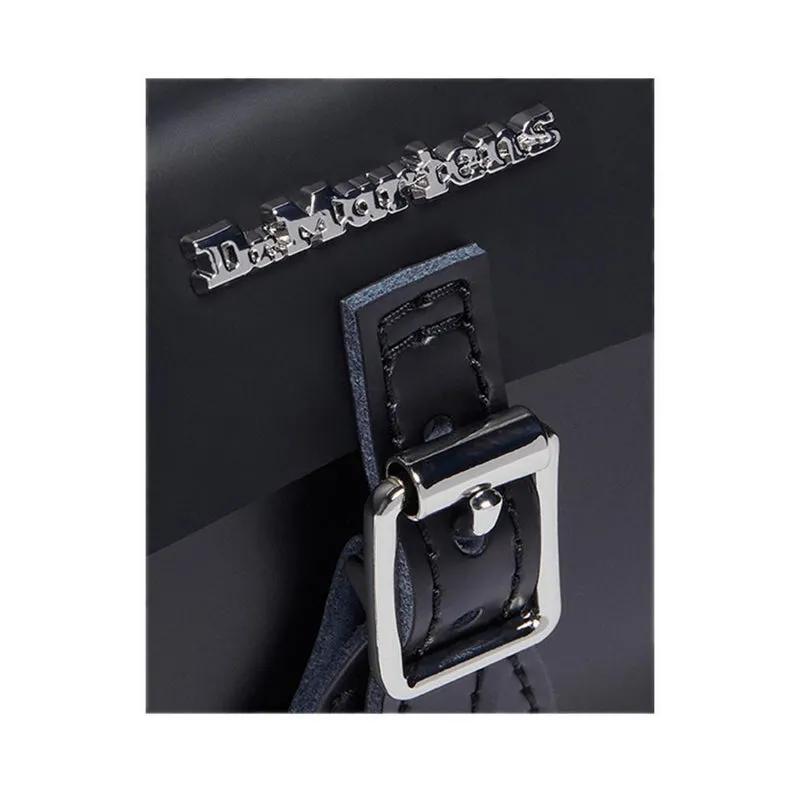 5" Satchel Bag Black Kiev Smooth