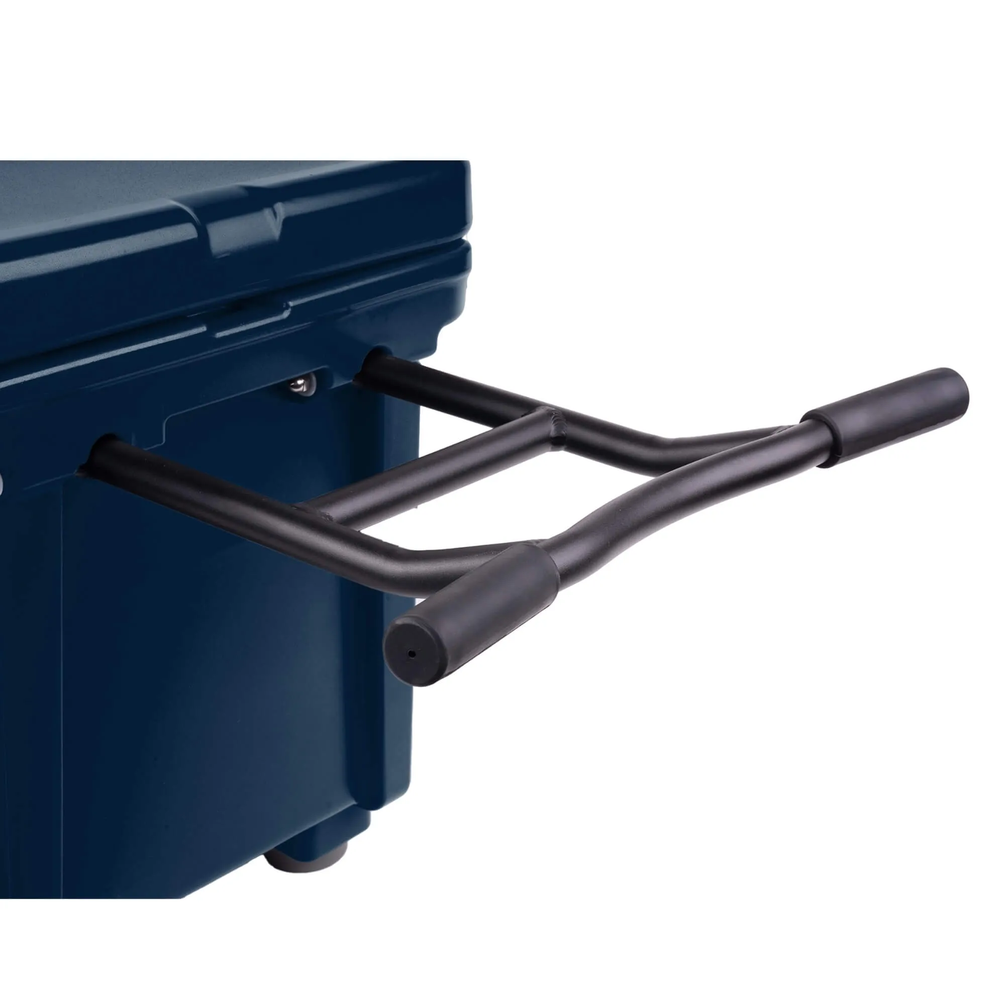 65 Quart Wheeled Cooler Navy