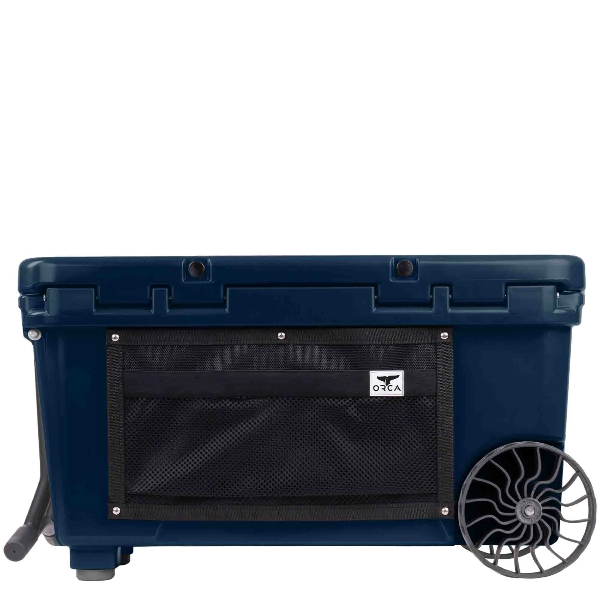 65 Quart Wheeled Cooler Navy