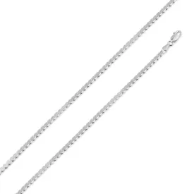 925 Sterling Silver Flat Rope / S Chain 3.4mm - CH751