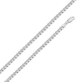 925 Sterling Silver Flat Rope / S Chain 4.2mm - CH752