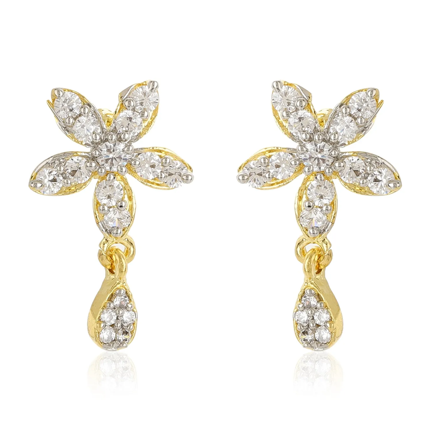 Ad Stone Square Shaped Stud Earrings