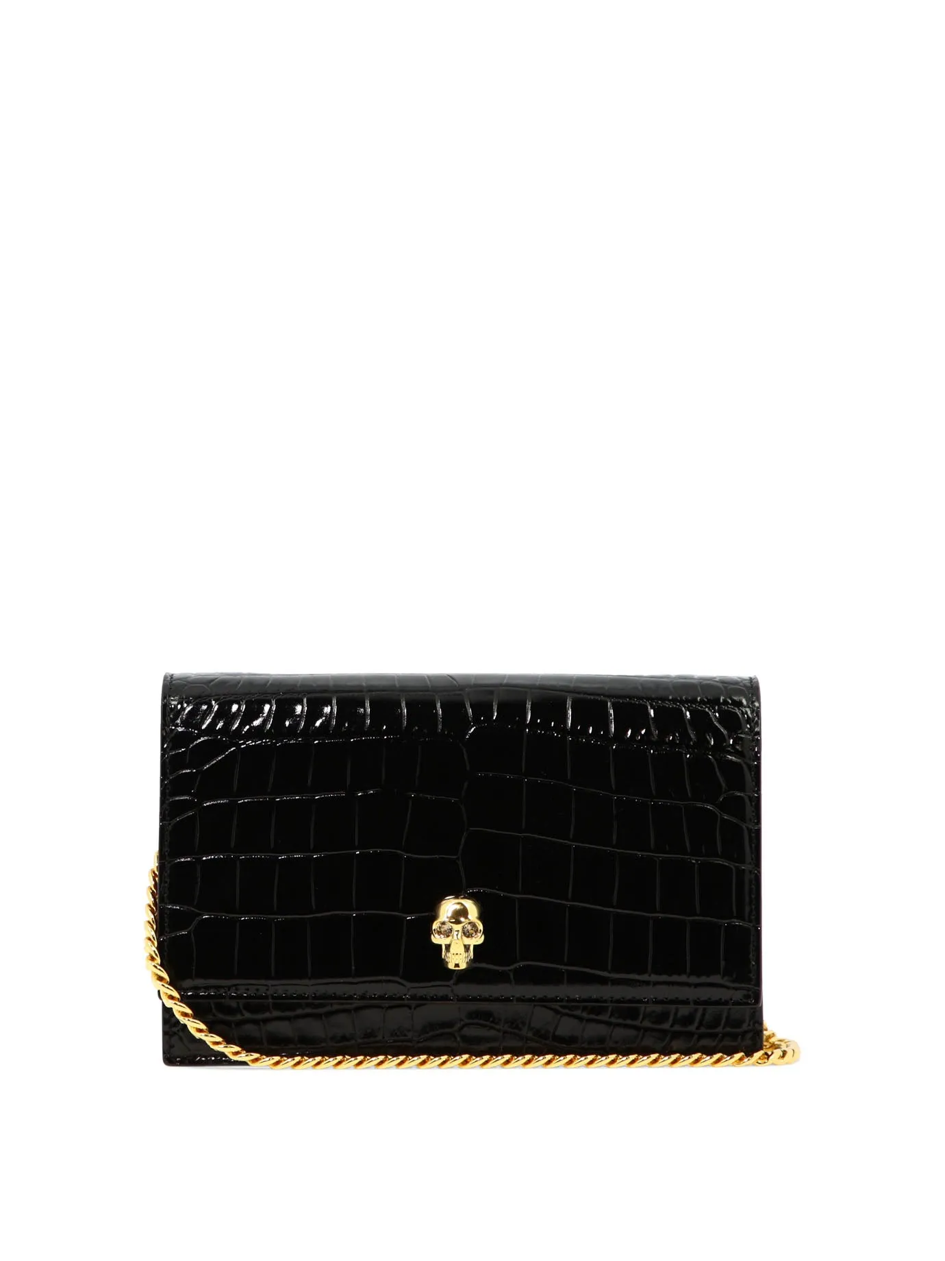 ALEXANDER MCQUEEN Black 24SS Messenger Bag for Women