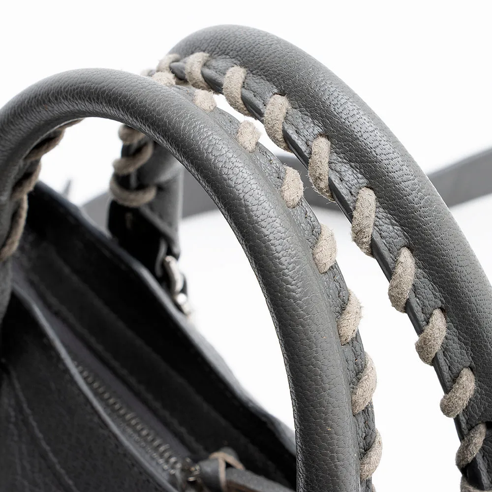 Balenciaga Chevre Metal Edge City Mini Satchel