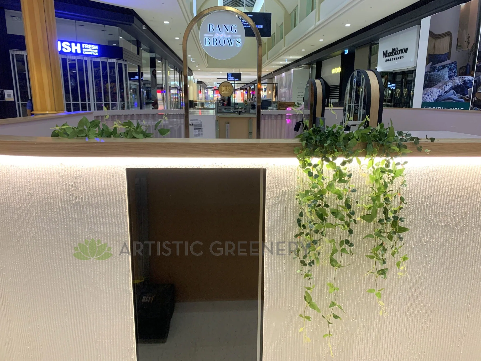 Bang on Brows (Booragoon) - Greenery Decoration for Kiosk