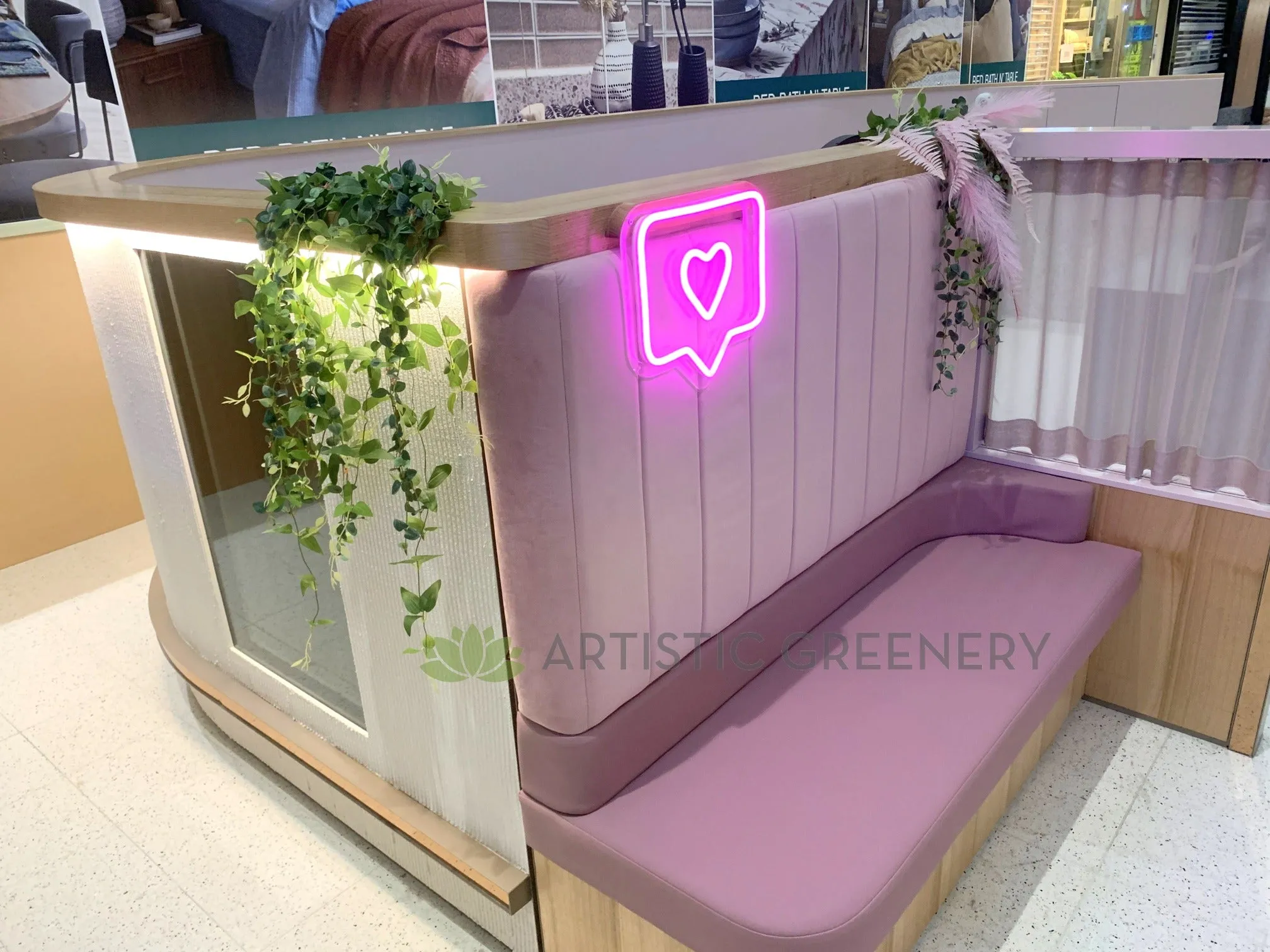 Bang on Brows (Booragoon) - Greenery Decoration for Kiosk
