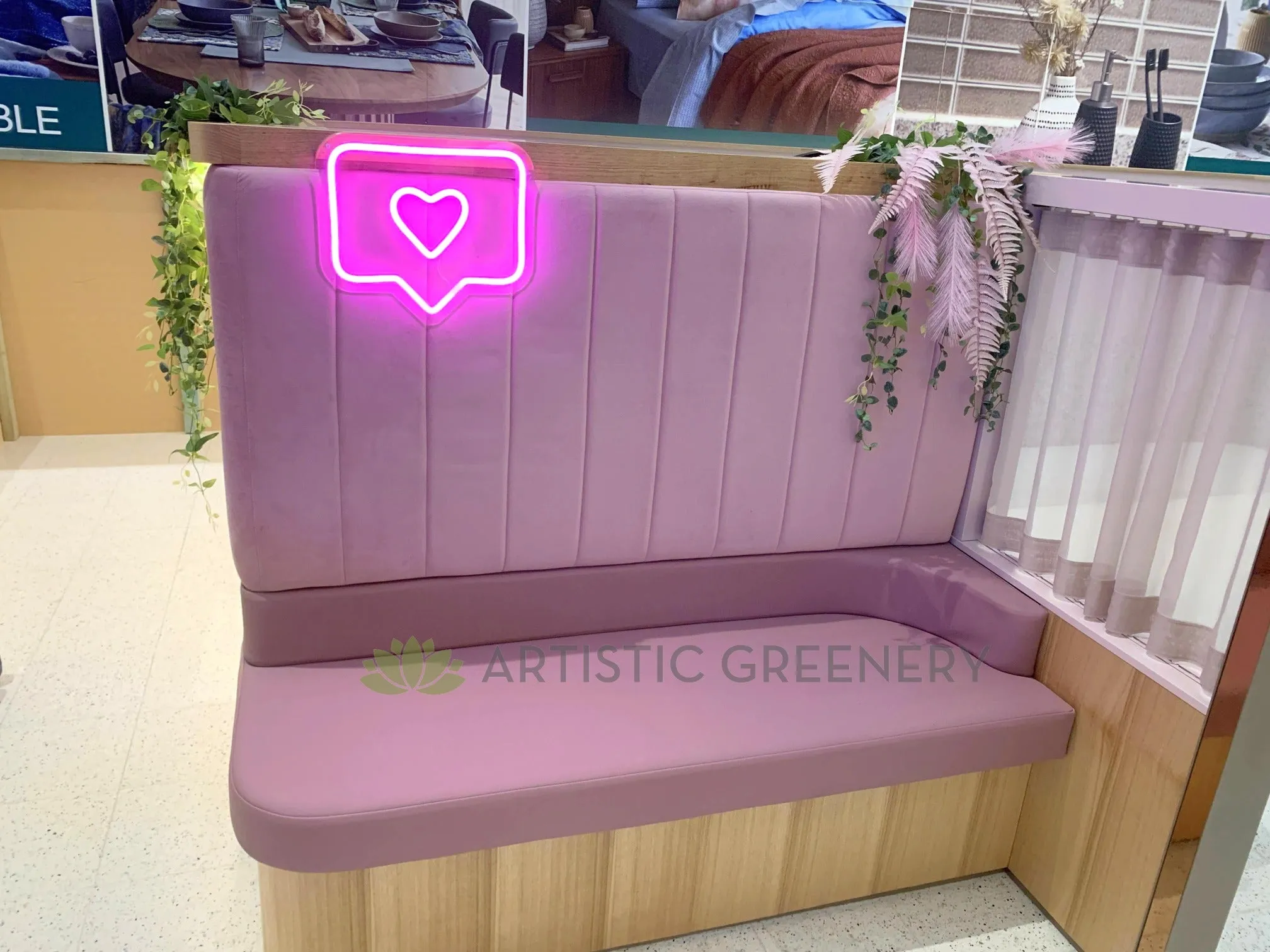 Bang on Brows (Booragoon) - Greenery Decoration for Kiosk