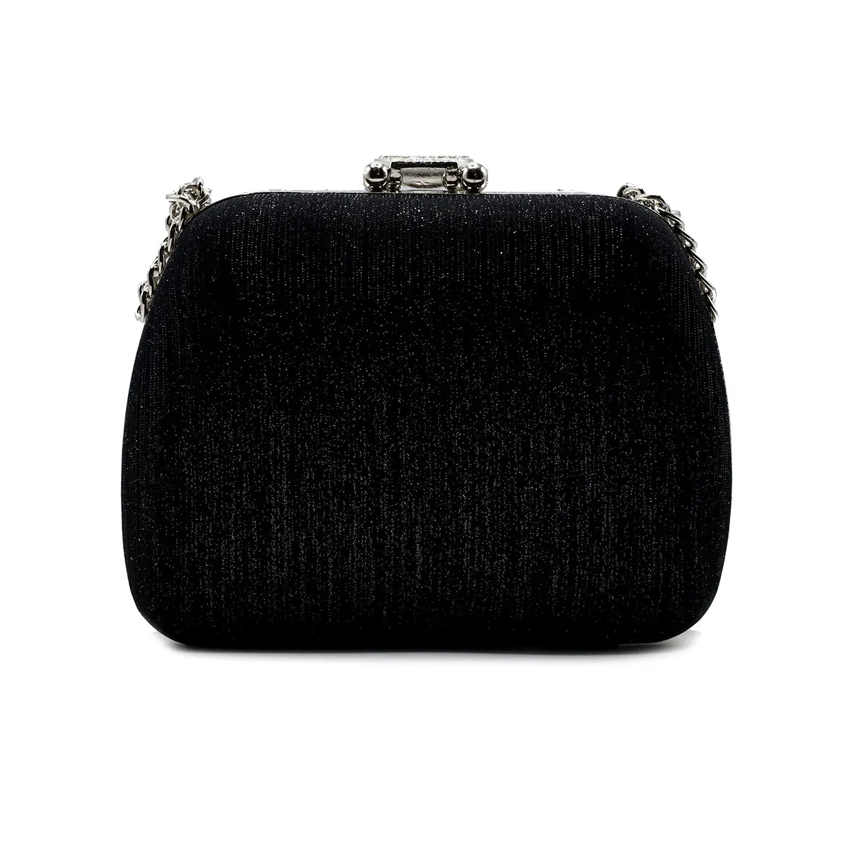 Black Fancy Clutch C00C20235