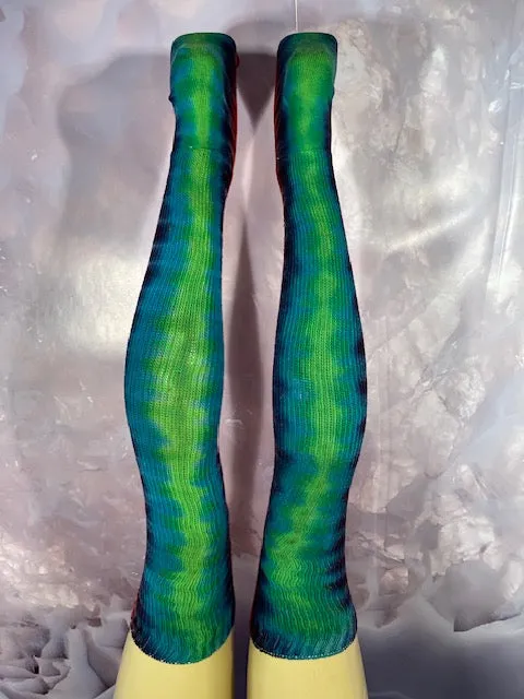 Romantic Colors of Love Thigh High Socks - Stylish & Comfortable Accessories for All Occasions