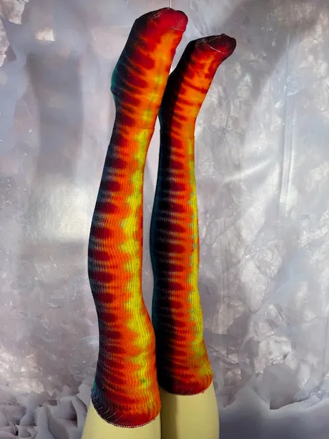 Romantic Colors of Love Thigh High Socks - Stylish & Comfortable Accessories for All Occasions