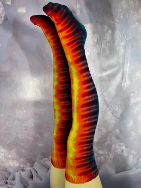 Romantic Colors of Love Thigh High Socks - Stylish & Comfortable Accessories for All Occasions