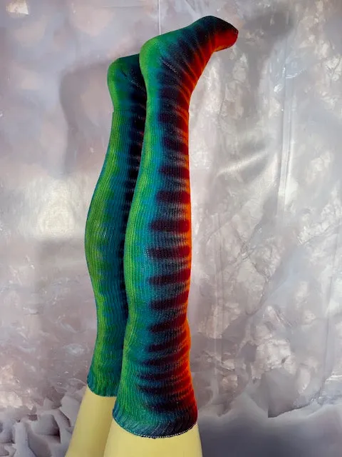 Romantic Colors of Love Thigh High Socks - Stylish & Comfortable Accessories for All Occasions