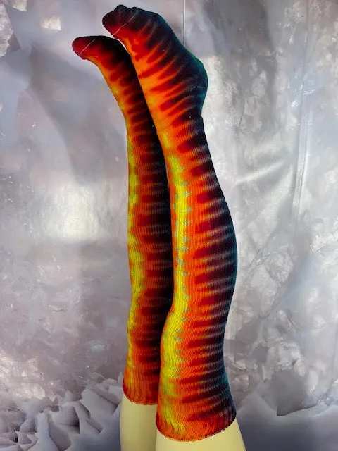 Romantic Colors of Love Thigh High Socks - Stylish & Comfortable Accessories for All Occasions