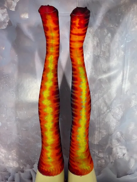 Romantic Colors of Love Thigh High Socks - Stylish & Comfortable Accessories for All Occasions
