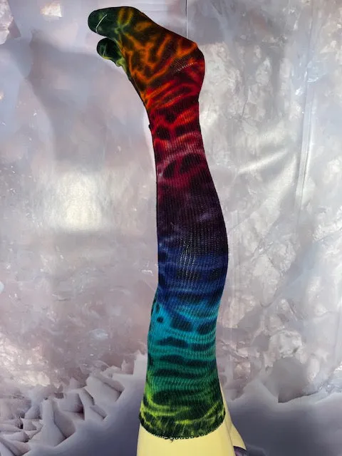 Chic Colors of Love Thigh High Socks - Vibrant & Stylish Stockings for All Occasions