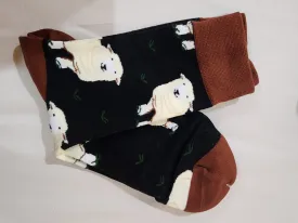 Colourful socks - me me black