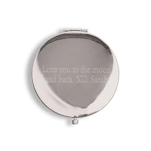 Compact Mirror Glitter Foil Makeup Mirror