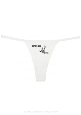 Custom 19th Hole Y2K Flat String Thong Cherrykitten