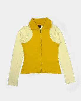 Diesel Industry 2-Tone Yellow Cardigan 2000's