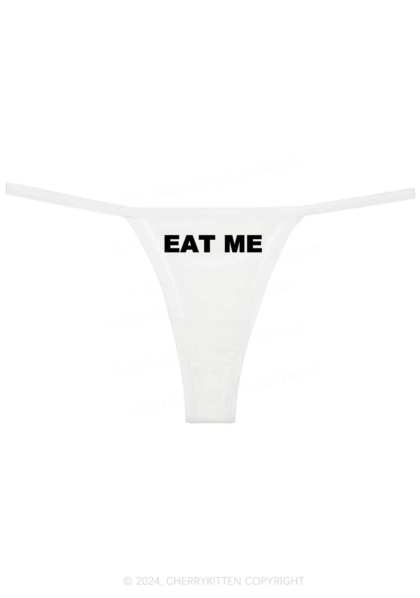Eat Me Y2K Flat String Thong Cherrykitten