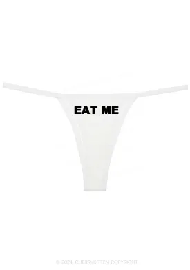 Eat Me Y2K Flat String Thong Cherrykitten