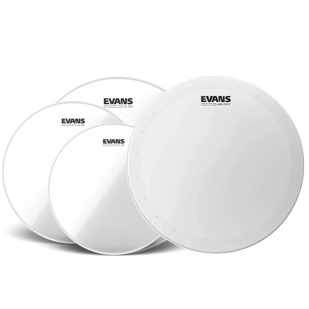 Evans G2 Clear FSN PACK   14" HD DRY