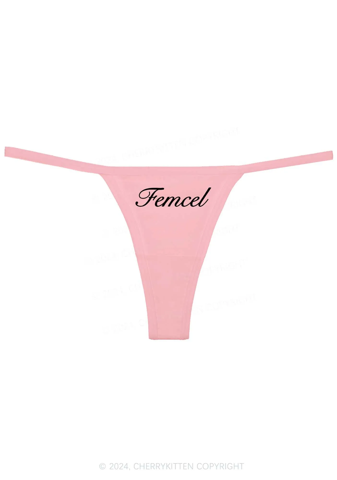 Femcel Y2K Flat String Thong Cherrykitten