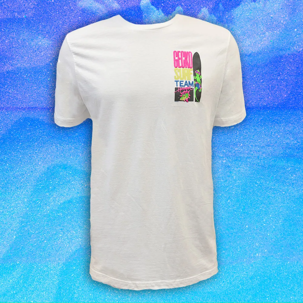 Gecko Surf Team '89 Classic White Beach Tee