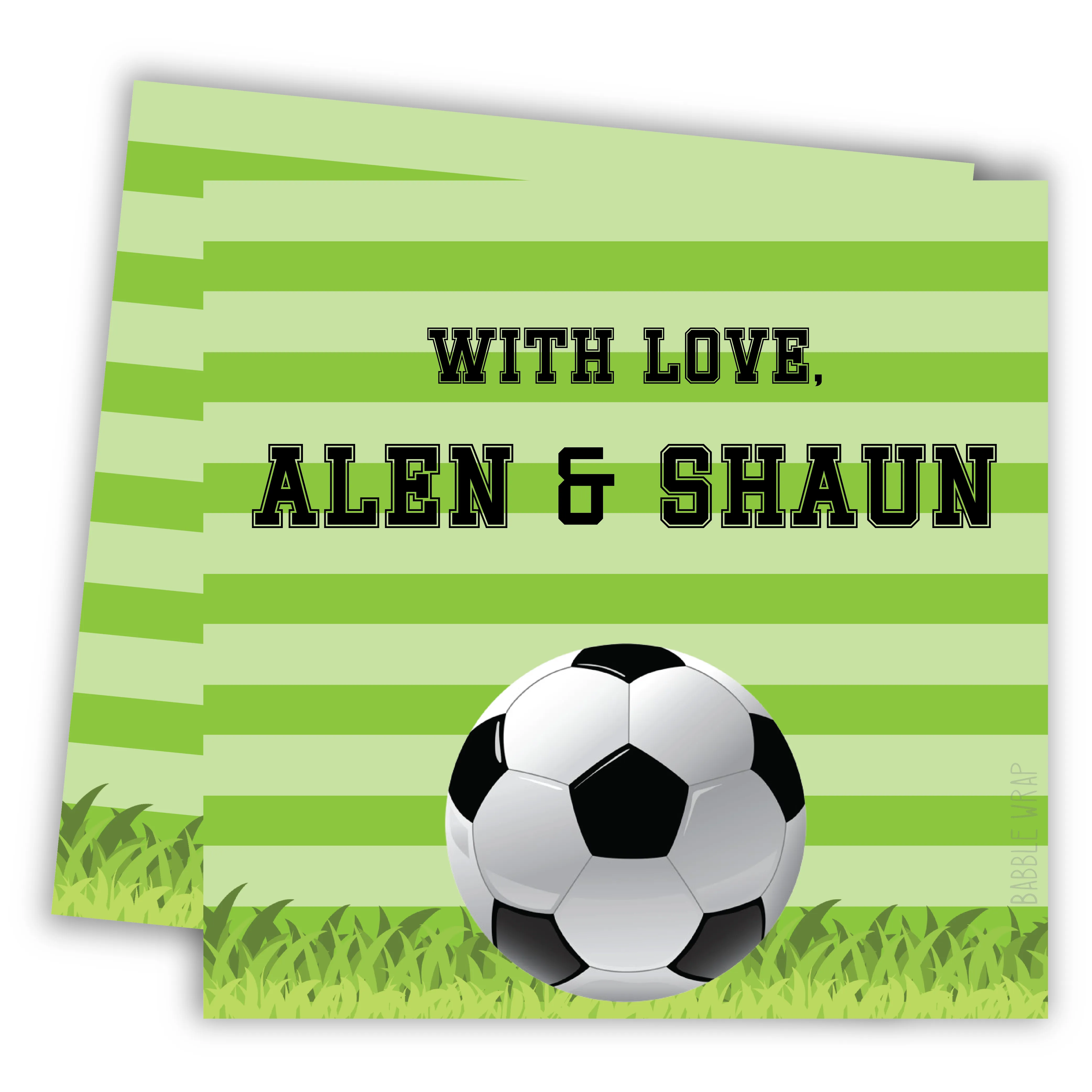 Gift Tag - Football Frenzy (Set of 24)