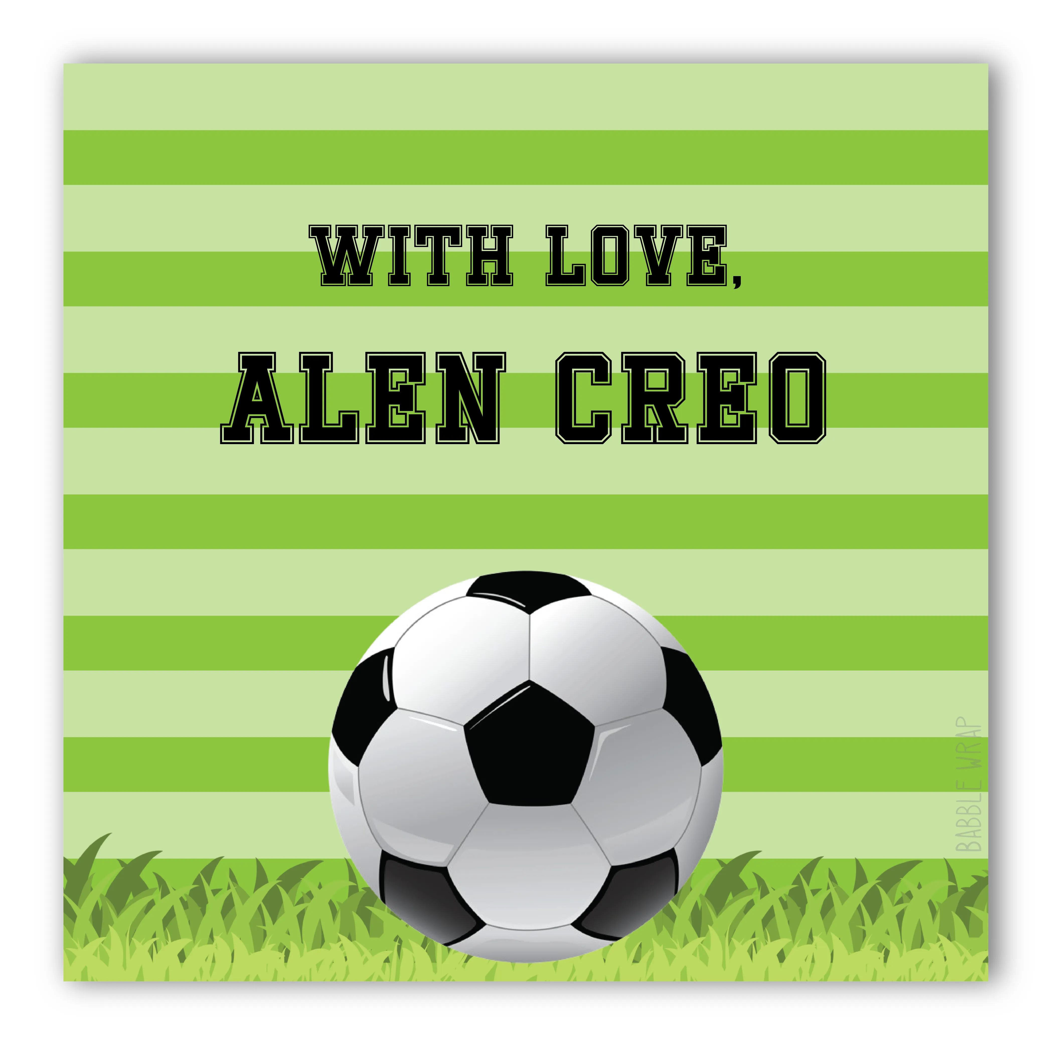 Gift Tag - Football Frenzy (Set of 24)