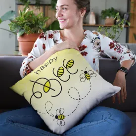 Happy Bee Cushion