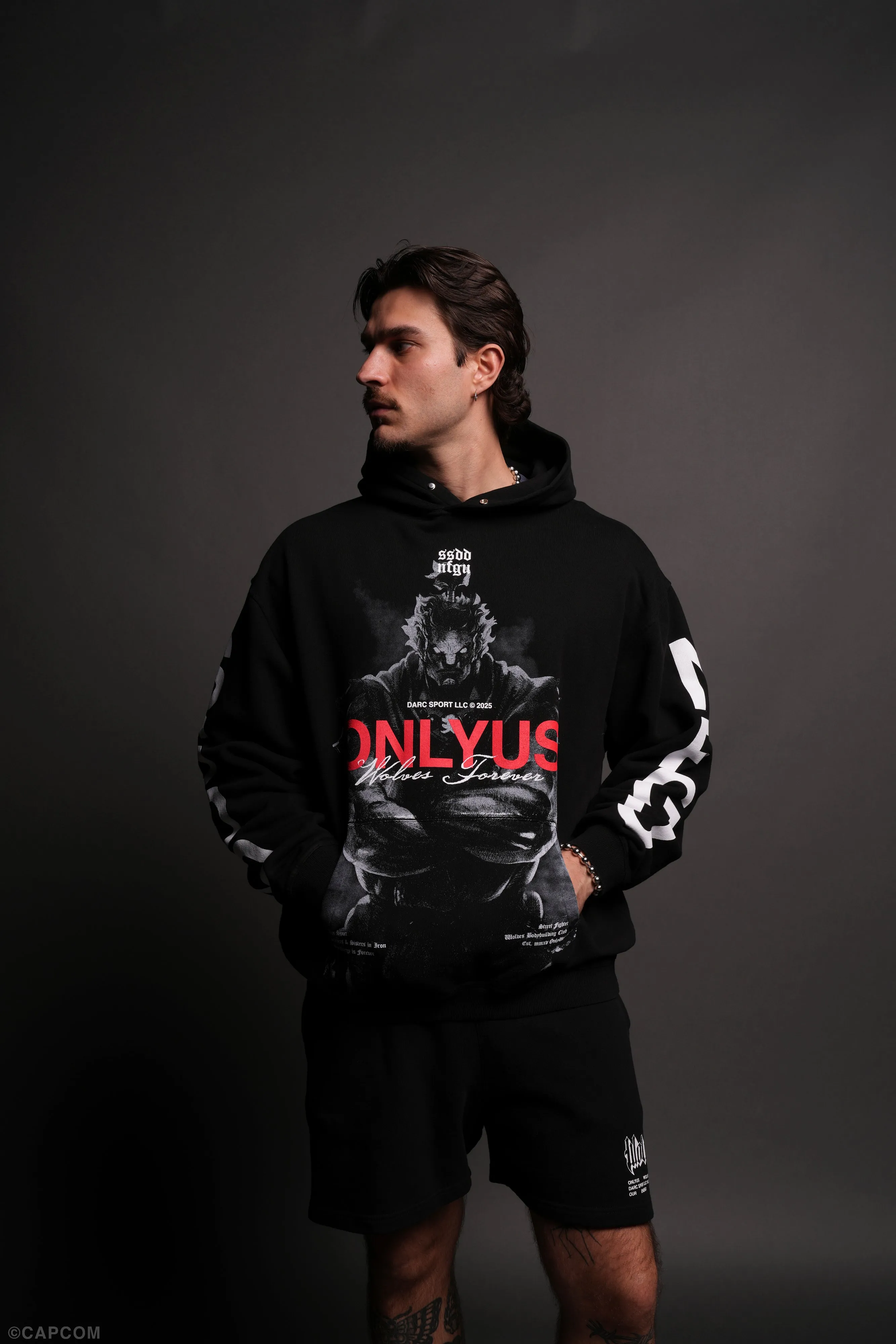 Messatsu "Pierce" Hoodie in Black