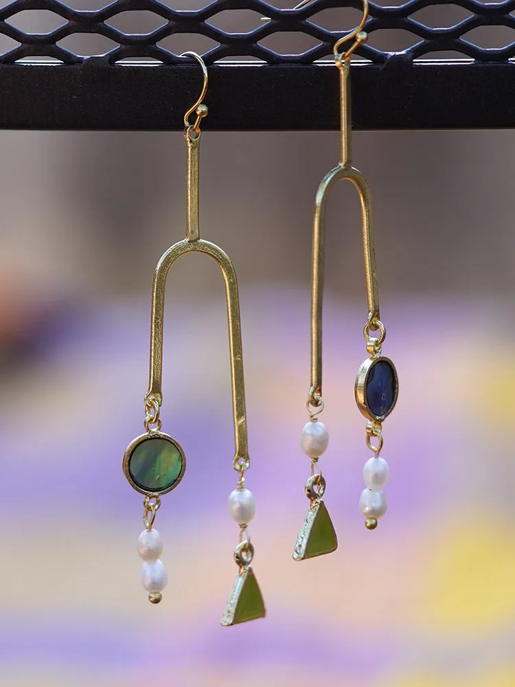 Mixed Mobile Earrings - Shell
