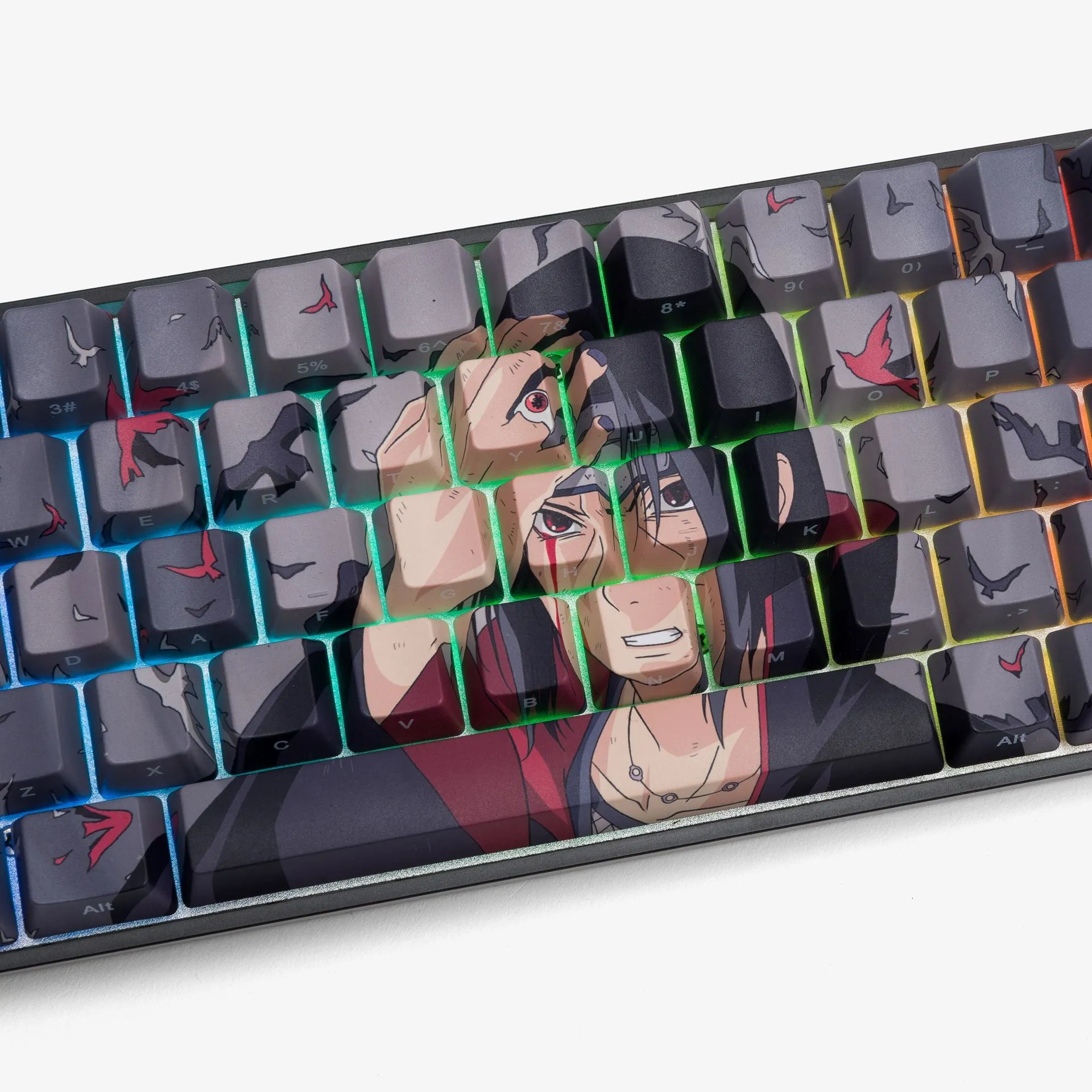 Naruto x HG 68 Keycaps Set - Itachi