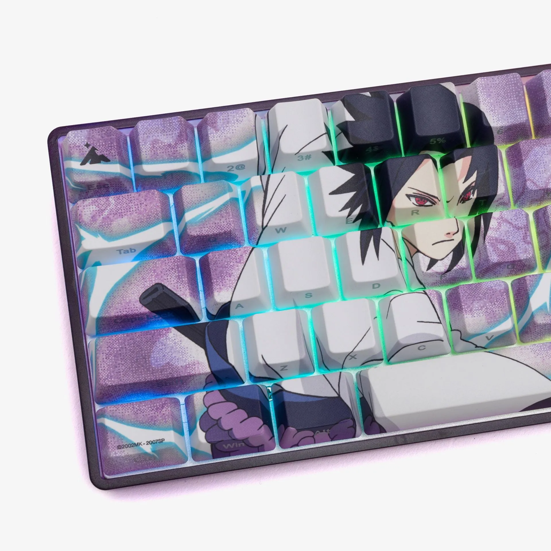 Naruto x HG 68 Keycaps Set - Sasuke