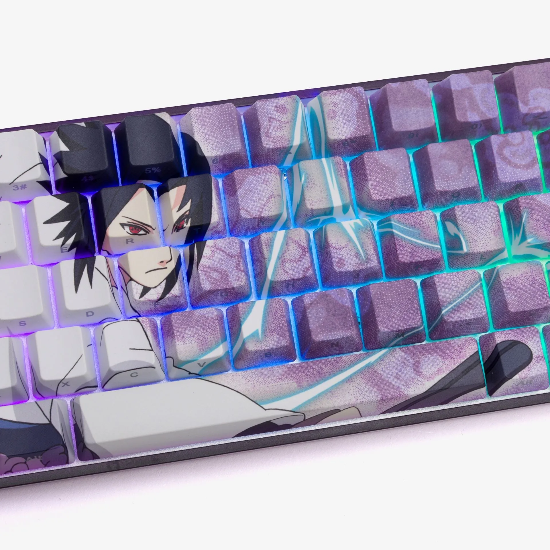 Naruto x HG 68 Keycaps Set - Sasuke