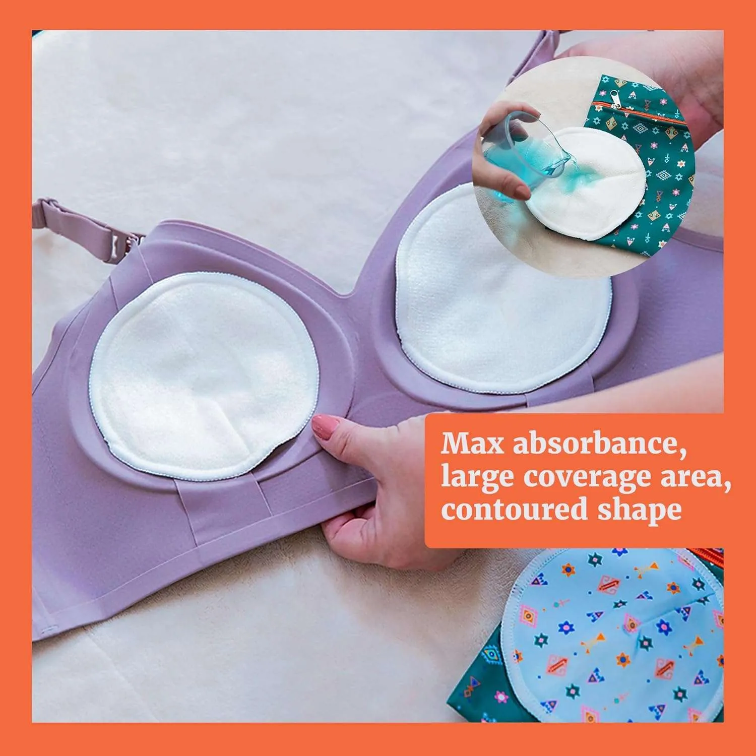 Nazar Reusable Breast Pads