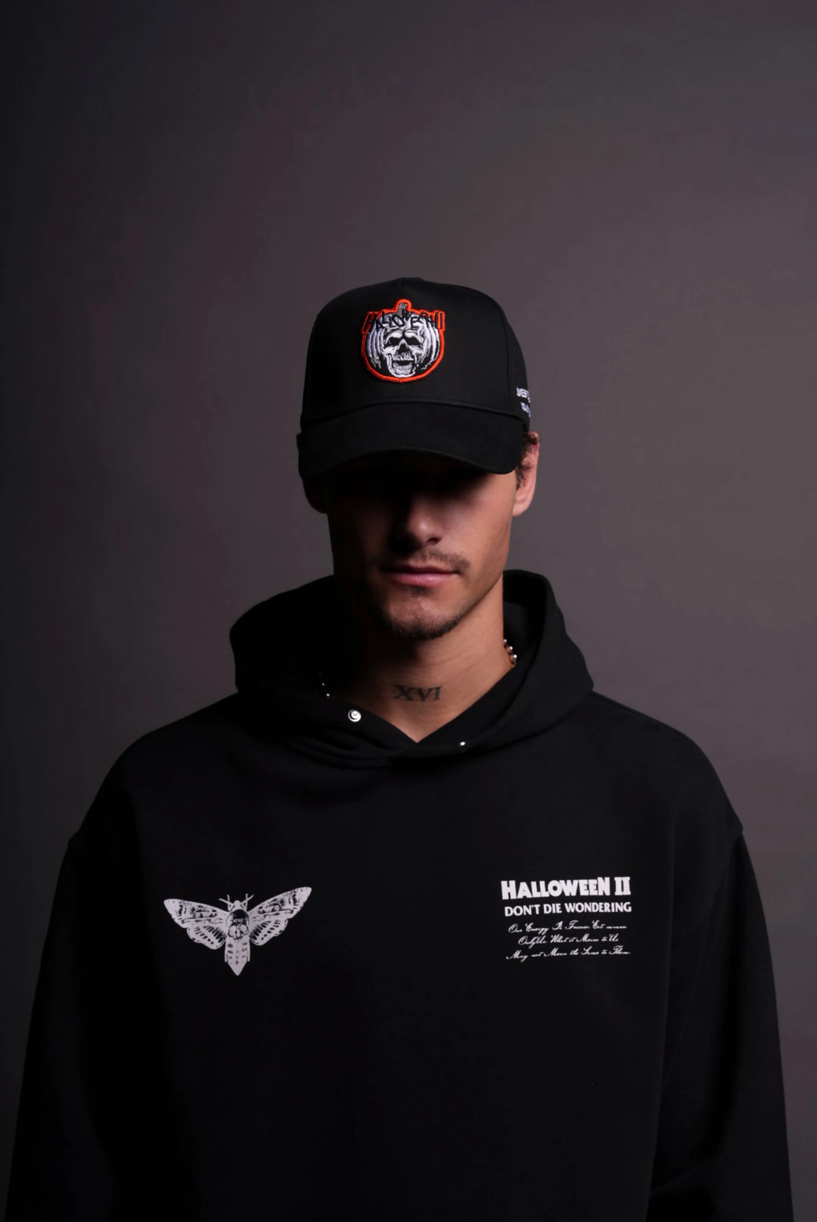 Only Just Begun 5 Panel Hat in Black